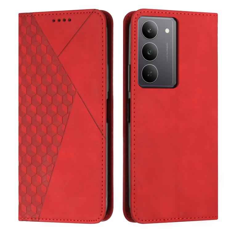 Diamond Splicing Skin Feel Magnetic Leather Phone Case, For Realme 15T 5G, For Realme Narzo 80 Lite 4G, For Realme 15 / 15 Pro, For Realme C71 4G, For Realme 14 / P3 5G / 14T 5G, For Realme 14 Pro+, For Realme 14 Pro, For Realme C75 / V60 Pro          ...