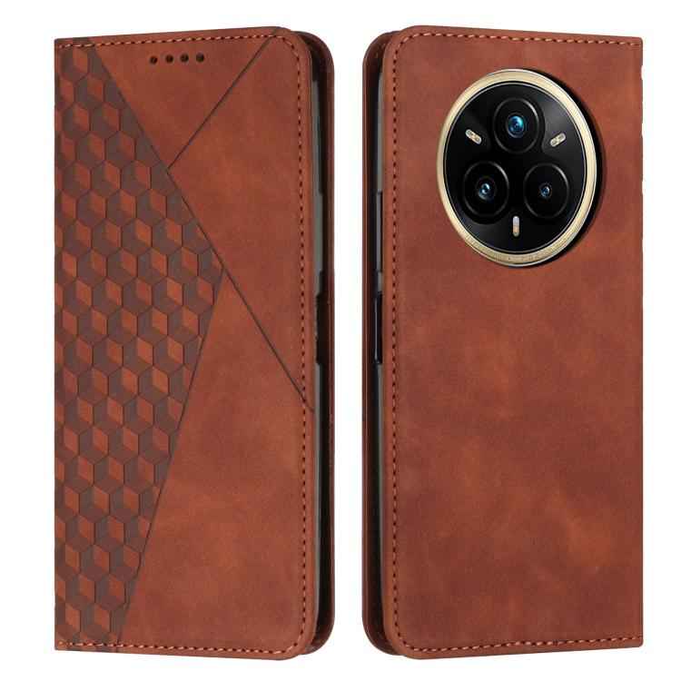 Diamond Splicing Skin Feel Magnetic Leather Phone Case, For Realme 15T 5G, For Realme Narzo 80 Lite 4G, For Realme 15 / 15 Pro, For Realme C71 4G, For Realme 14 / P3 5G / 14T 5G, For Realme 14 Pro+, For Realme 14 Pro, For Realme C75 / V60 Pro          ...