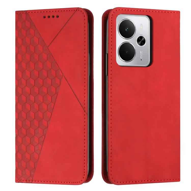 Diamond Splicing Skin Feel Magnetic Leather Phone Case, For Realme 15T 5G, For Realme Narzo 80 Lite 4G, For Realme 15 / 15 Pro, For Realme C71 4G, For Realme 14 / P3 5G / 14T 5G, For Realme 14 Pro+, For Realme 14 Pro, For Realme C75 / V60 Pro          ...