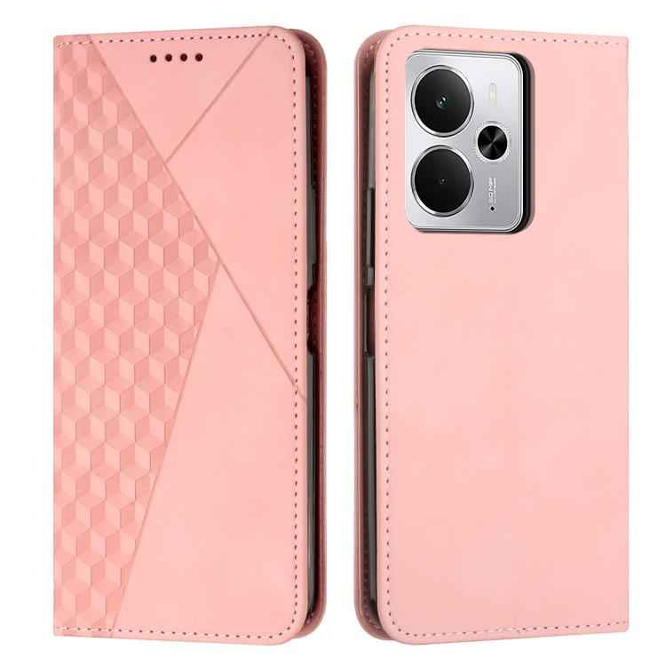 Diamond Splicing Skin Feel Magnetic Leather Phone Case, For Realme 15T 5G, For Realme Narzo 80 Lite 4G, For Realme 15 / 15 Pro, For Realme C71 4G, For Realme 14 / P3 5G / 14T 5G, For Realme 14 Pro+, For Realme 14 Pro, For Realme C75 / V60 Pro          ...
