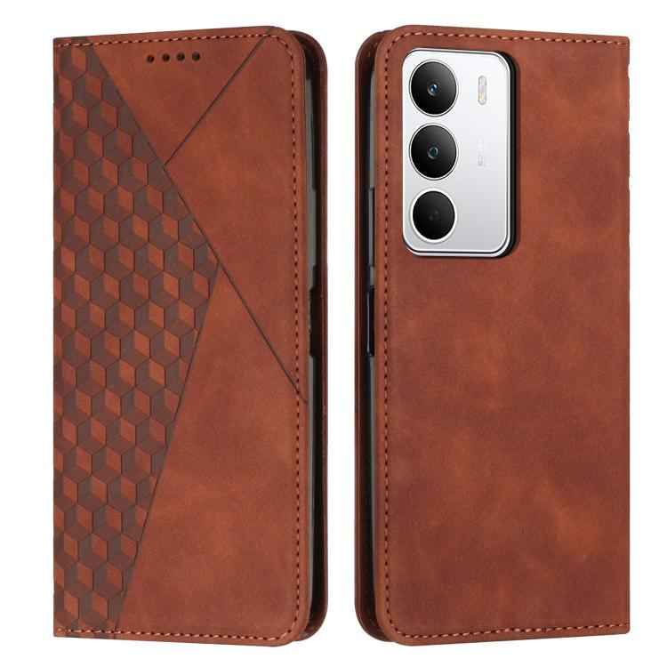 Diamond Splicing Skin Feel Magnetic Leather Phone Case, For Realme 15T 5G, For Realme Narzo 80 Lite 4G, For Realme 15 / 15 Pro, For Realme C71 4G, For Realme 14 / P3 5G / 14T 5G, For Realme 14 Pro+, For Realme 14 Pro, For Realme C75 / V60 Pro          ...