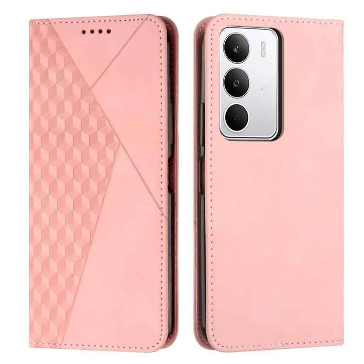 Diamond Splicing Skin Feel Magnetic Leather Phone Case, For Realme 15T 5G, For Realme Narzo 80 Lite 4G, For Realme 15 / 15 Pro, For Realme C71 4G, For Realme 14 / P3 5G / 14T 5G, For Realme 14 Pro+, For Realme 14 Pro, For Realme C75 / V60 Pro          ...