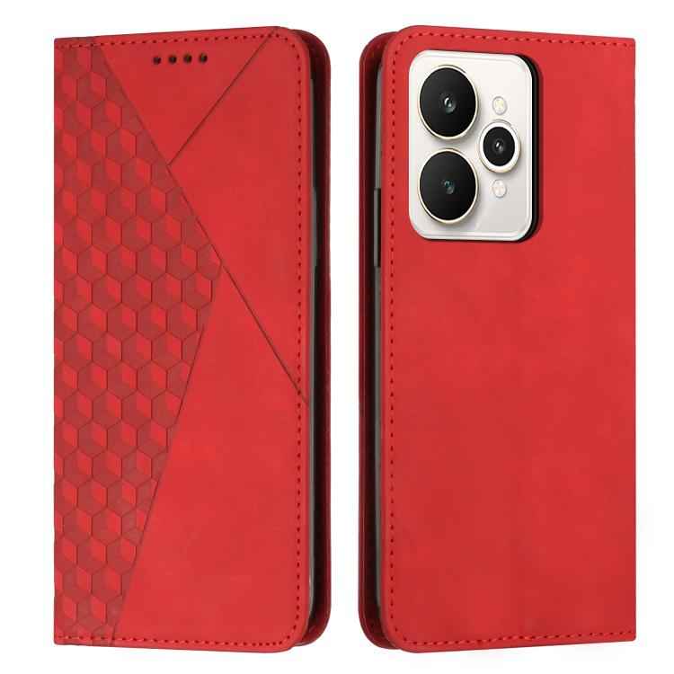 Diamond Splicing Skin Feel Magnetic Leather Phone Case, For Realme 15T 5G, For Realme Narzo 80 Lite 4G, For Realme 15 / 15 Pro, For Realme C71 4G, For Realme 14 / P3 5G / 14T 5G, For Realme 14 Pro+, For Realme 14 Pro, For Realme C75 / V60 Pro          ...