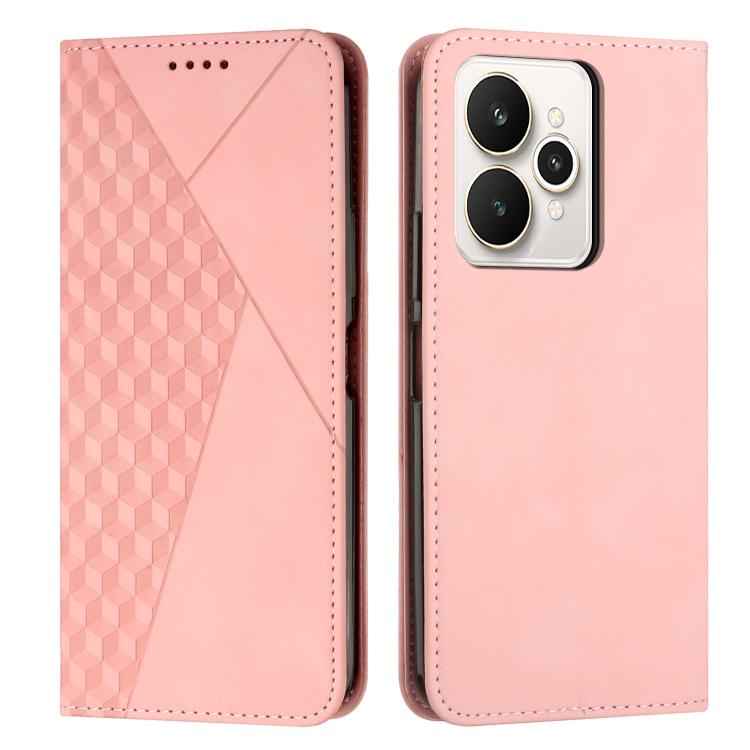 Diamond Splicing Skin Feel Magnetic Leather Phone Case, For Realme 15T 5G, For Realme Narzo 80 Lite 4G, For Realme 15 / 15 Pro, For Realme C71 4G, For Realme 14 / P3 5G / 14T 5G, For Realme 14 Pro+, For Realme 14 Pro, For Realme C75 / V60 Pro          ...