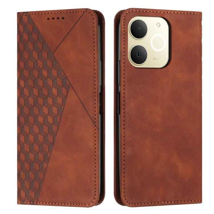 Diamond Splicing Skin Feel Magnetic Leather Phone Case, For Realme 15T 5G, For Realme Narzo 80 Lite 4G, For Realme 15 / 15 Pro, For Realme C71 4G, For Realme 14 / P3 5G / 14T 5G, For Realme 14 Pro+, For Realme 14 Pro, For Realme C75 / V60 Pro          ...