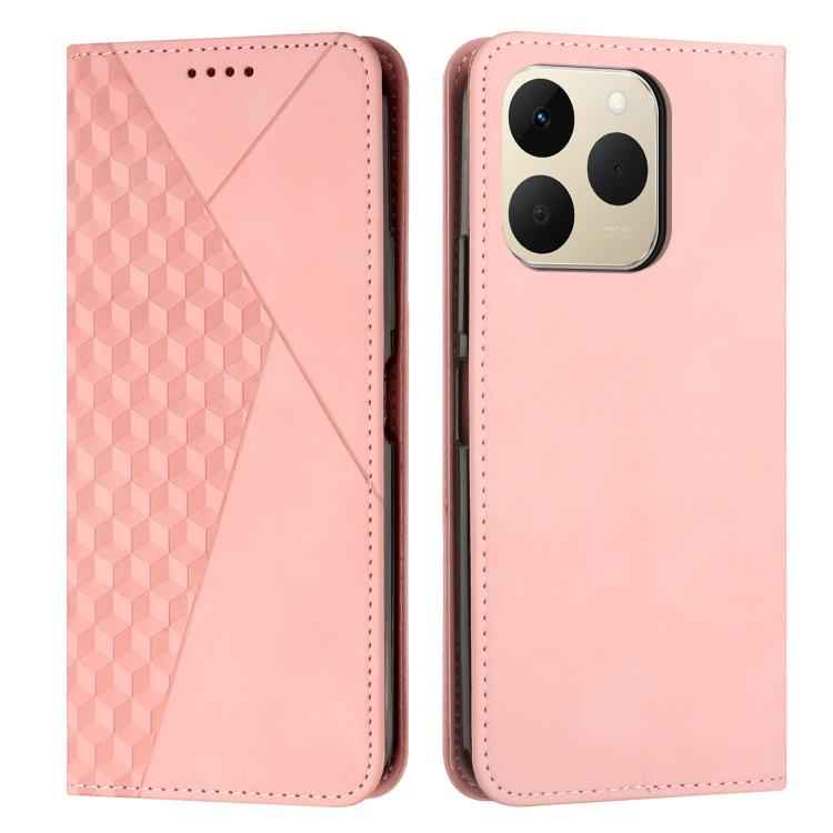 Diamond Splicing Skin Feel Magnetic Leather Phone Case, For Realme 15T 5G, For Realme Narzo 80 Lite 4G, For Realme 15 / 15 Pro, For Realme C71 4G, For Realme 14 / P3 5G / 14T 5G, For Realme 14 Pro+, For Realme 14 Pro, For Realme C75 / V60 Pro          ...