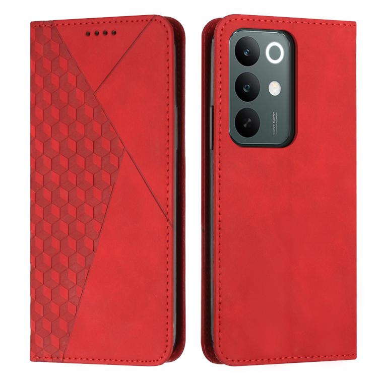 Diamond Splicing Skin Feel Magnetic Leather Phone Case, For Realme C100 / C100i / C100x 4G, For Realme P4 Power 5G, For Realme 16 5G, For Realme 16 Pro+ 5G, For Realme 16 Pro 5G, For Realme C85 5G / 15x 5G India, For Realme C85 Pro 4G, For Realme 15T 5...