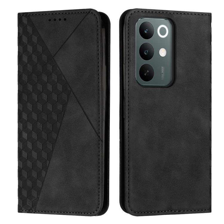 Diamond Splicing Skin Feel Magnetic Leather Phone Case, For Realme C100 / C100i / C100x 4G, For Realme P4 Power 5G, For Realme 16 5G, For Realme 16 Pro+ 5G, For Realme 16 Pro 5G, For Realme C85 5G / 15x 5G India, For Realme C85 Pro 4G, For Realme 15T 5...
