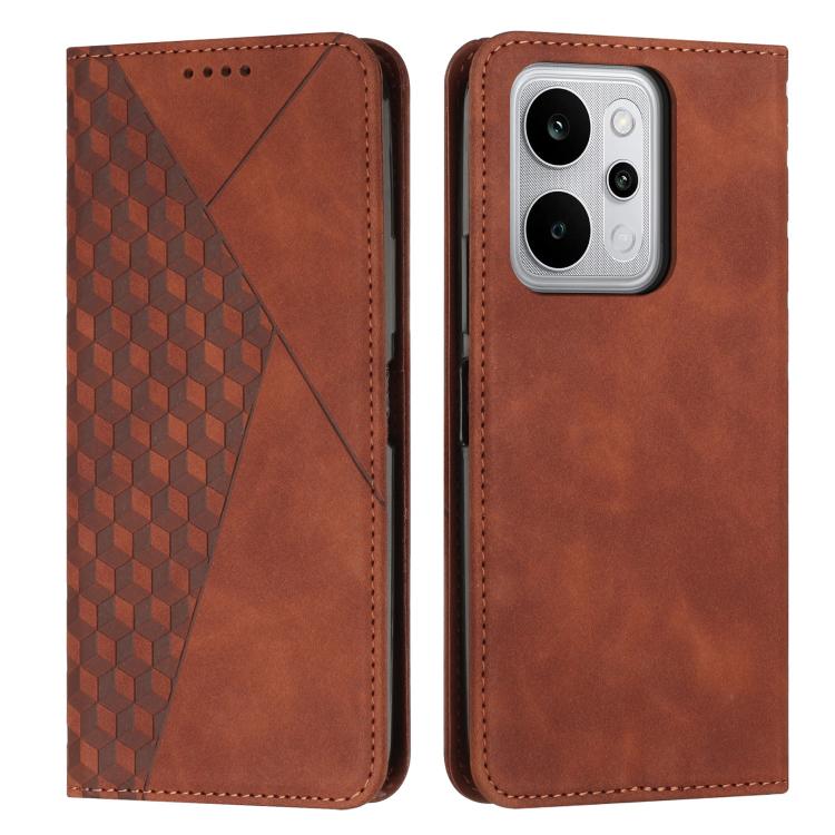 Diamond Splicing Skin Feel Magnetic Leather Phone Case, For Realme 16T 5G, For Realme C100 / C100i / C100x 4G, For Realme P4 Power 5G, For Realme 16 5G, For Realme 16 Pro+ 5G, For Realme 16 Pro 5G, For Realme C85 5G / 15x 5G India, For Realme C85 Pro 4...