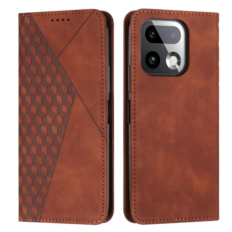 Diamond Splicing Skin Feel Magnetic Leather Phone Case, For Realme 16T 5G, For Realme C100 / C100i / C100x 4G, For Realme P4 Power 5G, For Realme 16 5G, For Realme 16 Pro+ 5G, For Realme 16 Pro 5G, For Realme C85 5G / 15x 5G India, For Realme C85 Pro 4...