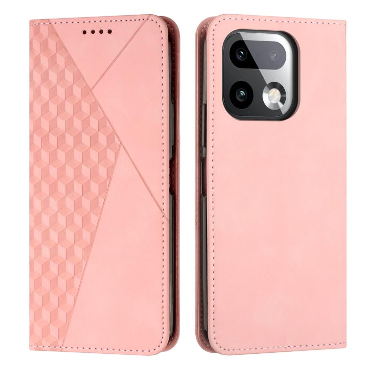 Diamond Splicing Skin Feel Magnetic Leather Phone Case, For Realme C100 / C100i / C100x 4G, For Realme P4 Power 5G, For Realme 16 5G, For Realme 16 Pro+ 5G, For Realme 16 Pro 5G, For Realme C85 5G / 15x 5G India, For Realme C85 Pro 4G, For Realme 15T 5...