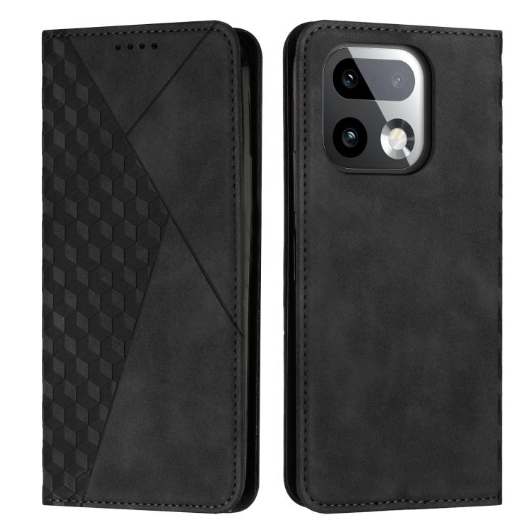 Diamond Splicing Skin Feel Magnetic Leather Phone Case, For Realme C100 / C100i / C100x 4G, For Realme P4 Power 5G, For Realme 16 5G, For Realme 16 Pro+ 5G, For Realme 16 Pro 5G, For Realme C85 5G / 15x 5G India, For Realme C85 Pro 4G, For Realme 15T 5...