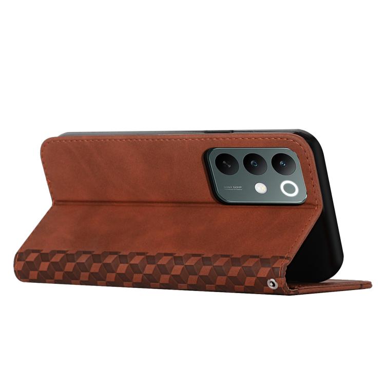 Diamond Splicing Skin Feel Magnetic Leather Phone Case, For Realme C100 / C100i / C100x 4G, For Realme P4 Power 5G, For Realme 16 5G, For Realme 16 Pro+ 5G, For Realme 16 Pro 5G, For Realme C85 5G / 15x 5G India, For Realme C85 Pro 4G, For Realme 15T 5...