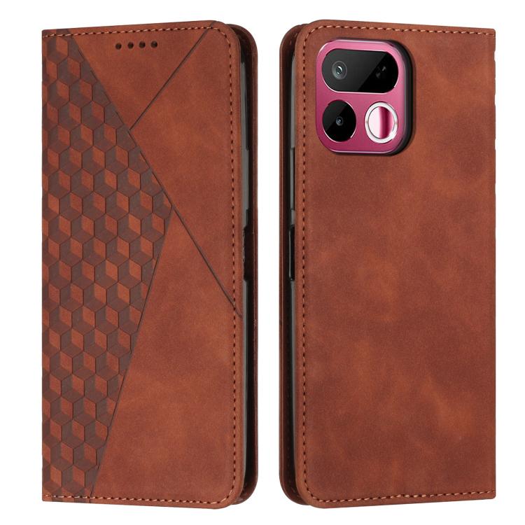 Diamond Splicing Skin Feel Magnetic Leather Phone Case, For Realme 16T 5G, For Realme C100 / C100i / C100x 4G, For Realme P4 Power 5G, For Realme 16 5G, For Realme 16 Pro+ 5G, For Realme 16 Pro 5G, For Realme C85 5G / 15x 5G India, For Realme C85 Pro 4...