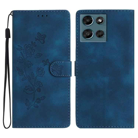 Flower Butterfly Embossing Pattern Leather Phone Case, For Motorola Moto G Play 2025, For Motorola Edge 50 5G, For Motorola Edge 50 Pro, For Motorola Edge 50 Fusion, For Motorola Moto G84 5G, For Motorola Moto G54 5G, For Motorola Moto G14 4G          ...