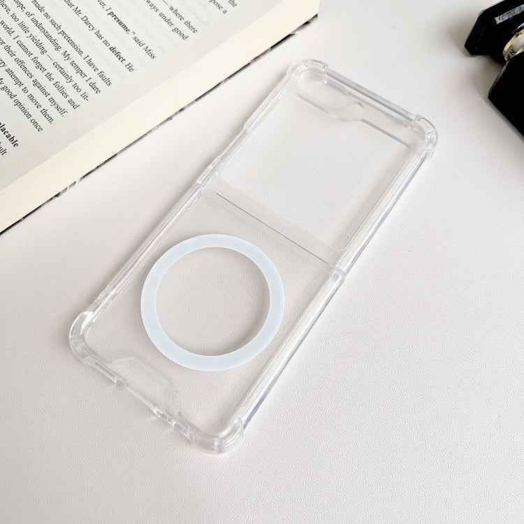 Magsafe Magnetic Transparent Shockproof Phone Case, For Samsung Galaxy Z Fold5 5G, For Samsung Galaxy Z Flip5 5G