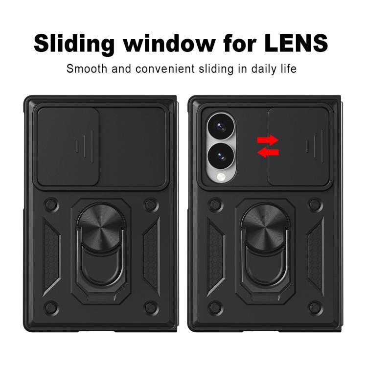 Sliding Camera Cover Design TPU+PC Phone Case, For Galaxy Z Fold8 5G, For Galaxy Z Fold8 Ultra 5G, For Samsung Galaxy Z Fold7, For Samsung Galaxy Z Fold6, For Samsung Galaxy Z Fold5