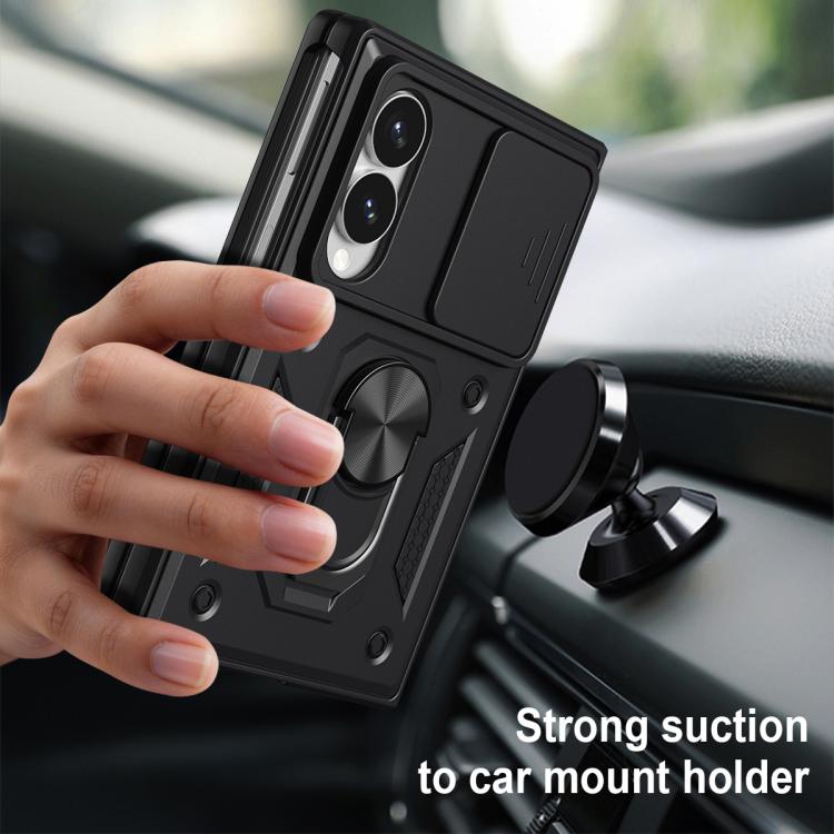 Sliding Camera Cover Design TPU+PC Phone Case, For Galaxy Z Fold8 5G, For Galaxy Z Fold8 Ultra 5G, For Samsung Galaxy Z Fold7, For Samsung Galaxy Z Fold6, For Samsung Galaxy Z Fold5