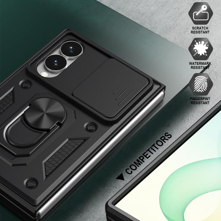 Sliding Camera Cover Design TPU+PC Phone Case, For Galaxy Z Fold8 5G, For Galaxy Z Fold8 Ultra 5G, For Samsung Galaxy Z Fold7, For Samsung Galaxy Z Fold6, For Samsung Galaxy Z Fold5