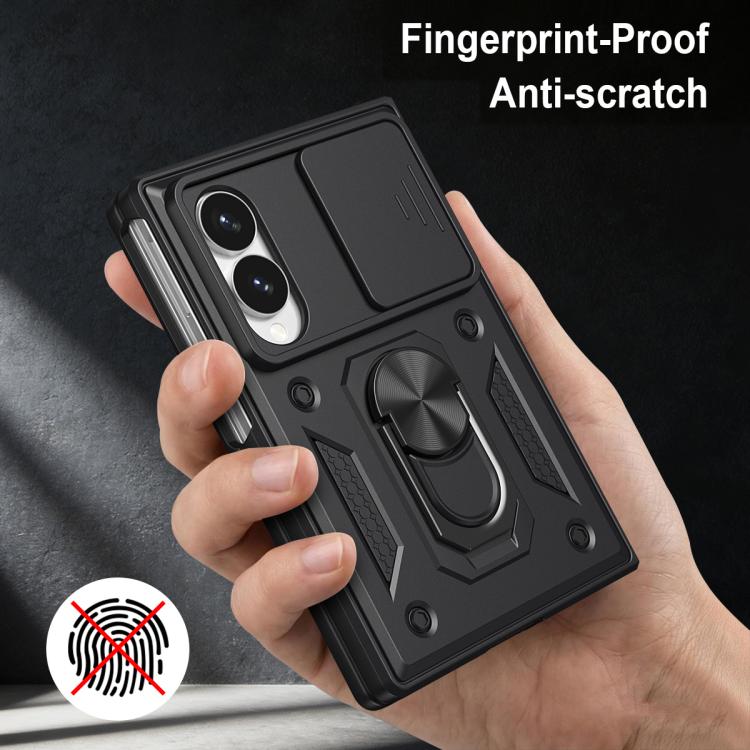 Sliding Camera Cover Design TPU+PC Phone Case, For Galaxy Z Fold8 5G, For Galaxy Z Fold8 Ultra 5G, For Samsung Galaxy Z Fold7, For Samsung Galaxy Z Fold6, For Samsung Galaxy Z Fold5