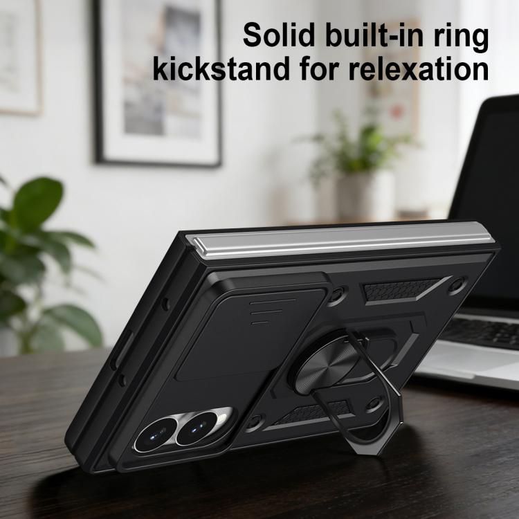 Sliding Camera Cover Design TPU+PC Phone Case, For Galaxy Z Fold8 5G, For Galaxy Z Fold8 Ultra 5G, For Samsung Galaxy Z Fold7, For Samsung Galaxy Z Fold6, For Samsung Galaxy Z Fold5