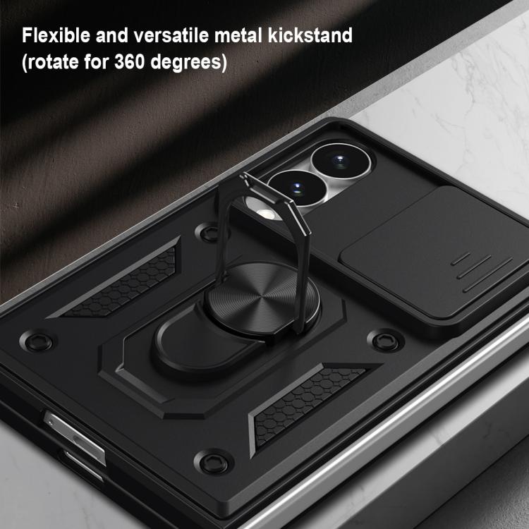 Sliding Camera Cover Design TPU+PC Phone Case, For Galaxy Z Fold8 5G, For Galaxy Z Fold8 Ultra 5G, For Samsung Galaxy Z Fold7, For Samsung Galaxy Z Fold6, For Samsung Galaxy Z Fold5