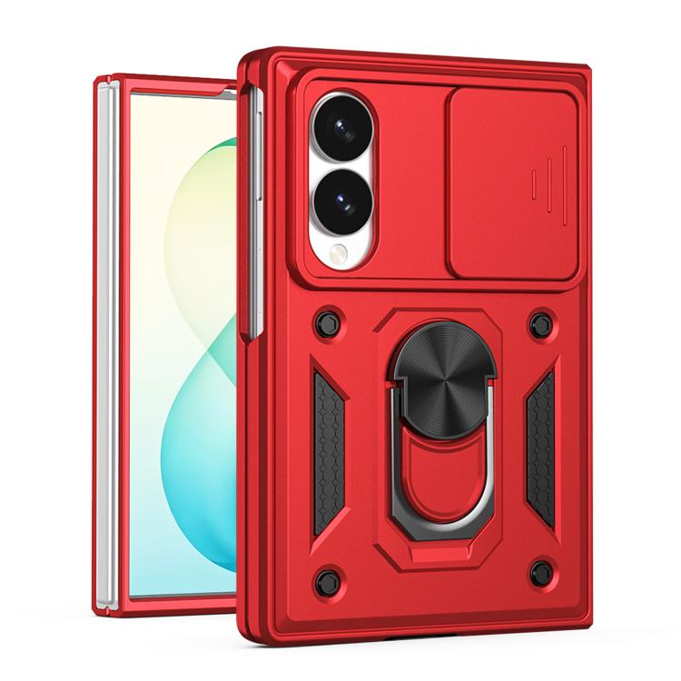 Sliding Camera Cover Design TPU+PC Phone Case, For Galaxy Z Fold8 5G, For Galaxy Z Fold8 Ultra 5G, For Samsung Galaxy Z Fold7, For Samsung Galaxy Z Fold6, For Samsung Galaxy Z Fold5