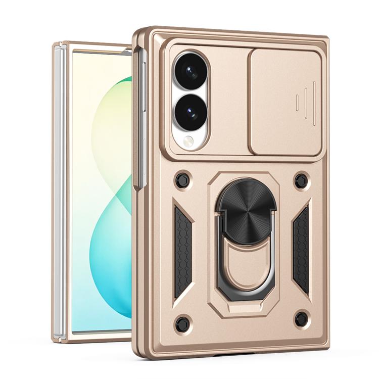 Sliding Camera Cover Design TPU+PC Phone Case, For Galaxy Z Fold8 5G, For Galaxy Z Fold8 Ultra 5G, For Samsung Galaxy Z Fold7, For Samsung Galaxy Z Fold6, For Samsung Galaxy Z Fold5