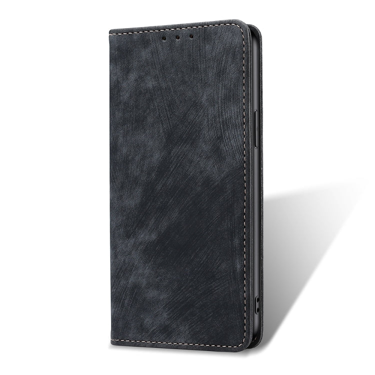 RFID Anti-theft Brush Magnetic Leather Phone Case, For Infinix Hot 30i 4G