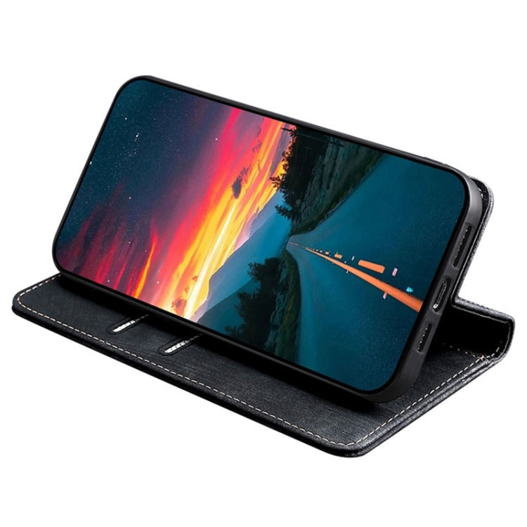 RFID Anti-theft Brush Magnetic Leather Phone Case, For For Infinix GT 10 Pro 5G