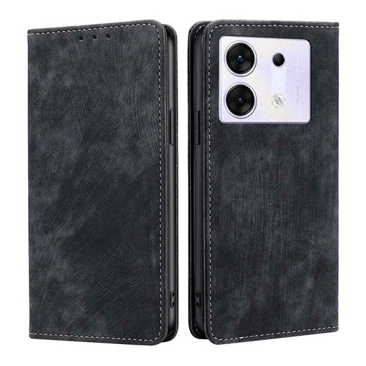 RFID Anti-theft Brush Magnetic Leather Phone Case, For Infinix Zero 30 5G, For For Infinix GT 10 Pro 5G, For Infinix Hot 30 Play 4G, For Infinix Note 30 5G, For Infinix Smart 7 HD, For Infinix Note 30 VIP 5G, For Infinix Hot 30i 4G