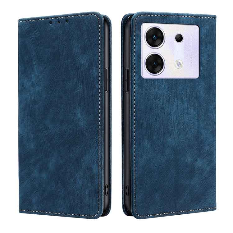 RFID Anti-theft Brush Magnetic Leather Phone Case, For Infinix Zero 30 5G, For For Infinix GT 10 Pro 5G, For Infinix Hot 30 Play 4G, For Infinix Note 30 5G, For Infinix Smart 7 HD, For Infinix Note 30 VIP 5G, For Infinix Hot 30i 4G