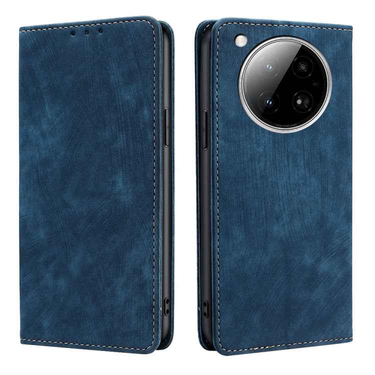 RFID Anti-theft Brush Magnetic Leather Phone Case, For Infinix Hot 50 4G, For Infinix Hot 50 5G, For Infinix Zero 40 4G, For Infinix Note 40 5G, For Infinix Note 40 Pro 4G, For Infinix Note 40 Pro 5G, For Infinix Note 40 4G, For Infinix Hot 40i        ...