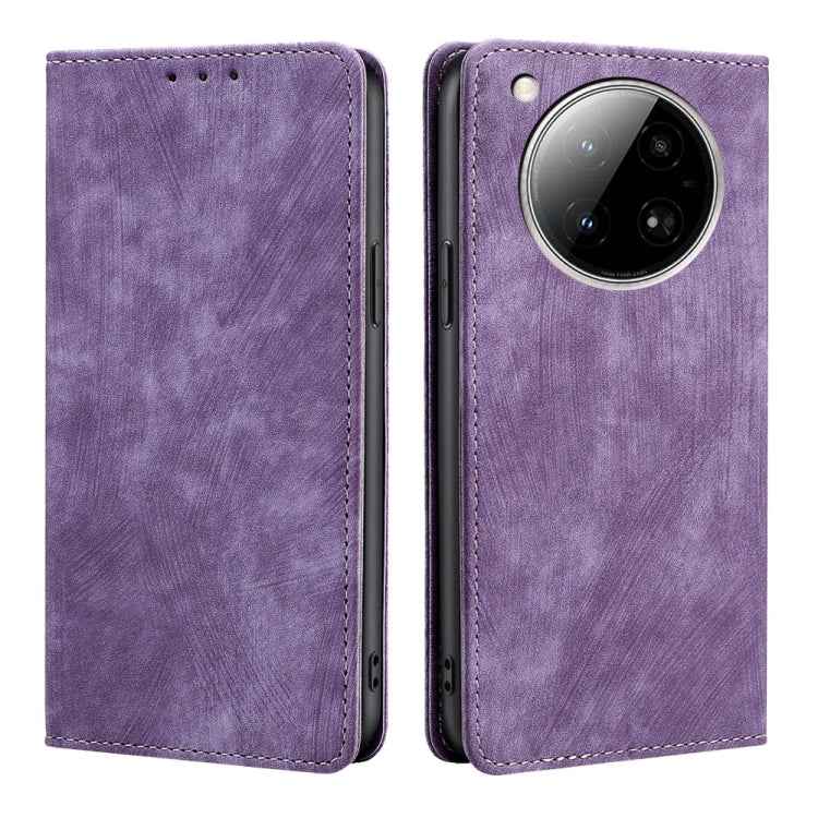 RFID Anti-theft Brush Magnetic Leather Phone Case, For Infinix Hot 50 4G, For Infinix Hot 50 5G, For Infinix Zero 40 4G, For Infinix Note 40 5G, For Infinix Note 40 Pro 4G, For Infinix Note 40 Pro 5G, For Infinix Note 40 4G, For Infinix Hot 40i        ...