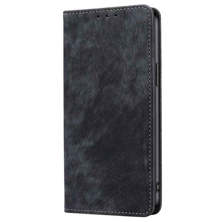 RFID Anti-theft Brush Magnetic Leather Phone Case, For Realme 11 5G Global / 11x 5G, For Realme 11 5G, For Realme 11 Pro / 11 Pro+ 5G, For Realme C65 4G