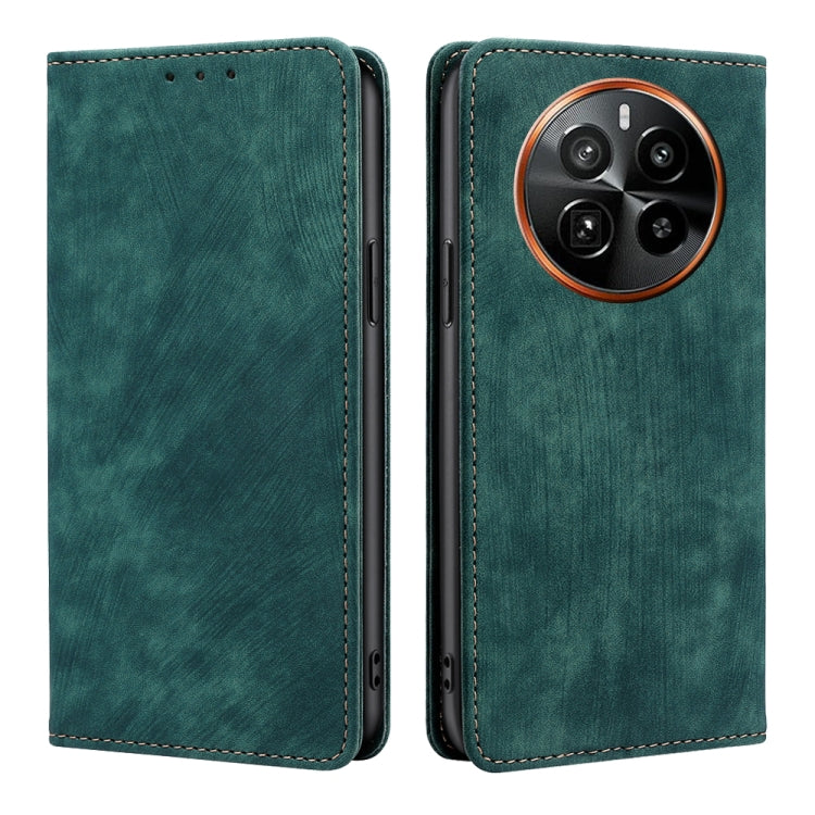 RFID Anti-theft Brush Magnetic Leather Phone Case, For Realme C75 4G / 14x 5G Global, For Realme 13 Pro 5G, For Realme C61 4G, For Realme GT Neo6 SE, For Realme 12 5G, For Realme 12+ 5G, For Realme 12 Pro 5G, For Realme GT5 Pro 5G, For Realme 11 4G