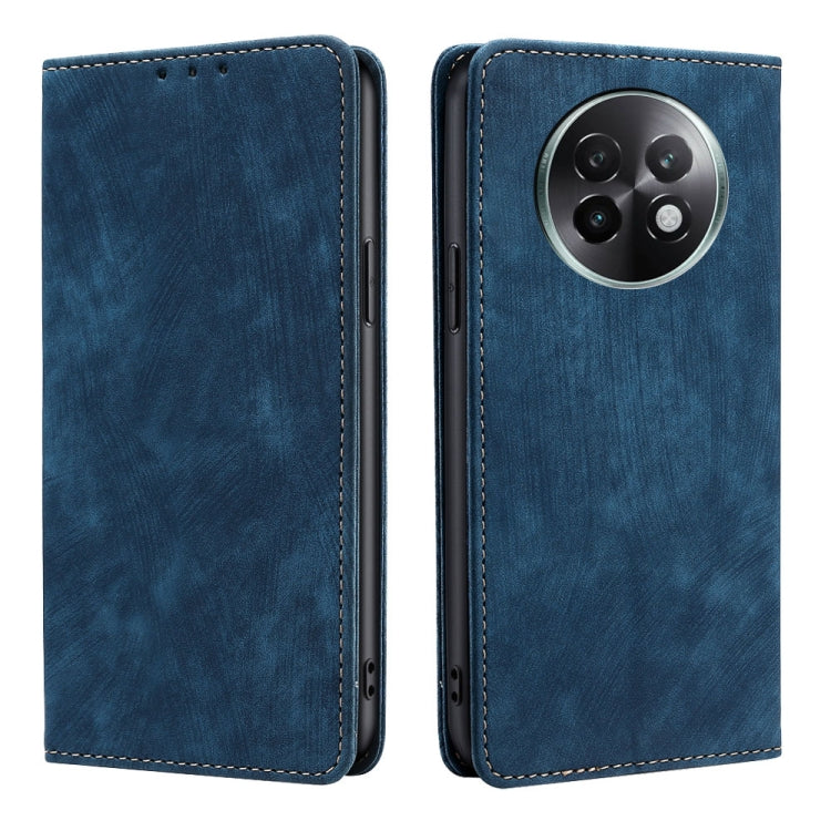 RFID Anti-theft Brush Magnetic Leather Phone Case, For Realme C75 4G / 14x 5G Global, For Realme 13 Pro 5G, For Realme C61 4G, For Realme GT Neo6 SE, For Realme 12 5G, For Realme 12+ 5G, For Realme 12 Pro 5G, For Realme GT5 Pro 5G, For Realme 11 4G