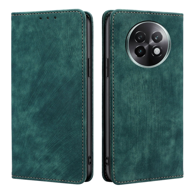 RFID Anti-theft Brush Magnetic Leather Phone Case, For Realme C75 4G / 14x 5G Global, For Realme 13 Pro 5G, For Realme C61 4G, For Realme GT Neo6 SE, For Realme 12 5G, For Realme 12+ 5G, For Realme 12 Pro 5G, For Realme GT5 Pro 5G, For Realme 11 4G