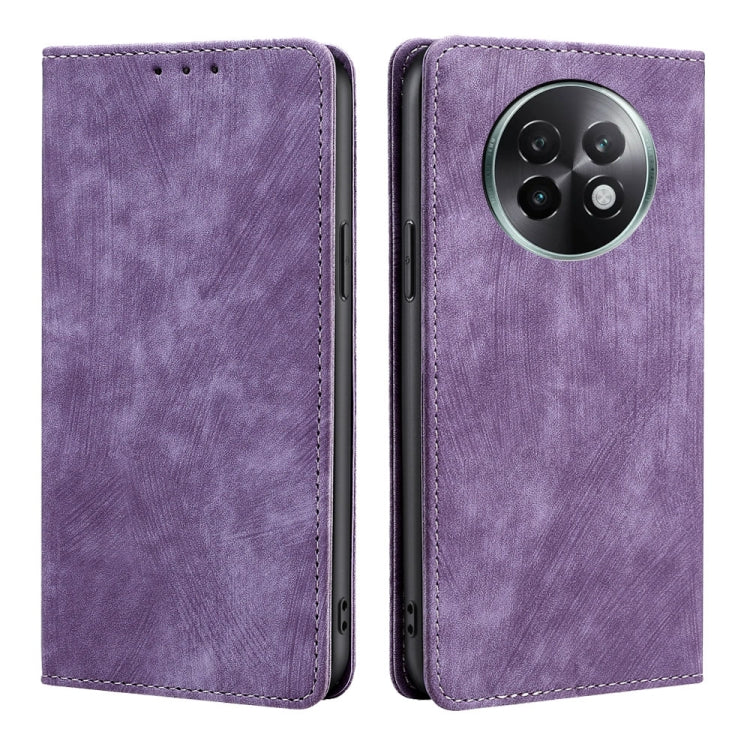 RFID Anti-theft Brush Magnetic Leather Phone Case, For Realme C75 4G / 14x 5G Global, For Realme 13 Pro 5G, For Realme C61 4G, For Realme GT Neo6 SE, For Realme 12 5G, For Realme 12+ 5G, For Realme 12 Pro 5G, For Realme GT5 Pro 5G, For Realme 11 4G