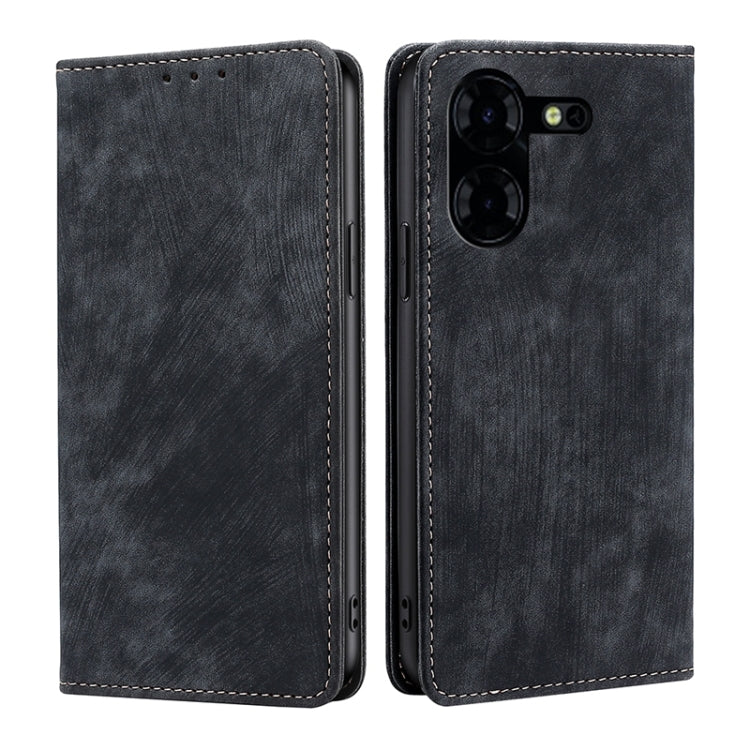 RFID Anti-theft Brush Magnetic Leather Phone Case, For Tecno Pova 6 Neo 4G, For Tecno Camon 30 Pro 5G, For Tecno Camon 30, For Tecno Pova 6 Pro 5G, For Tecno Pova 5 Pro, For Tecno Pova Neo 3, For Tecno Camon 20 Premier 5G, For Tecno Camon 20 Pro 5G    ...