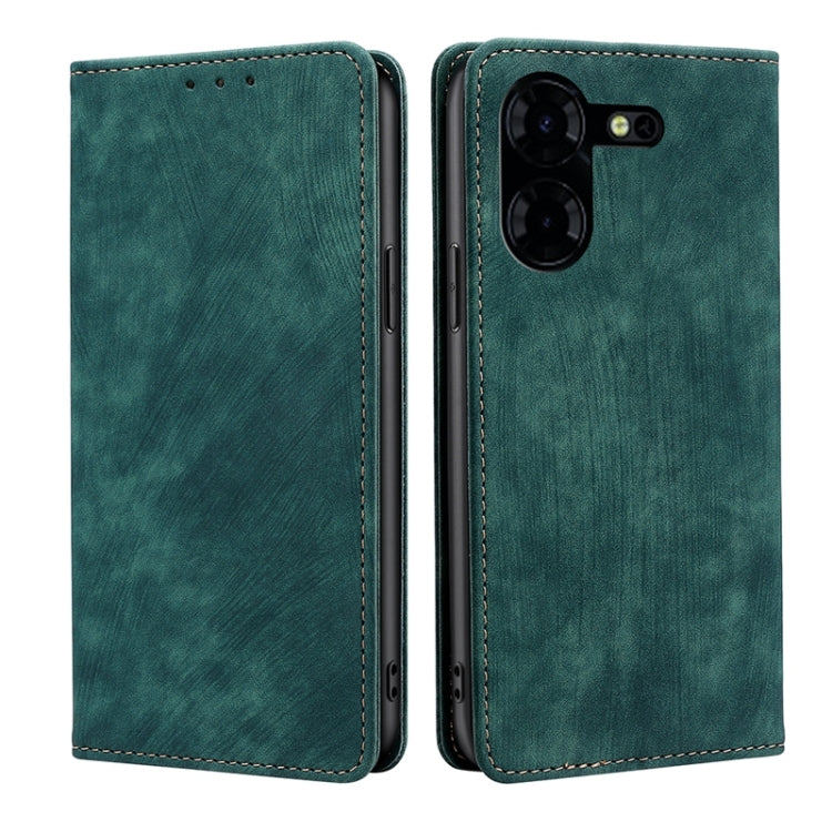 RFID Anti-theft Brush Magnetic Leather Phone Case, For Tecno Pova 6 Neo 4G, For Tecno Camon 30 Pro 5G, For Tecno Camon 30, For Tecno Pova 6 Pro 5G, For Tecno Pova 5 Pro, For Tecno Pova Neo 3, For Tecno Camon 20 Premier 5G, For Tecno Camon 20 Pro 5G    ...