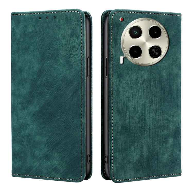 RFID Anti-theft Brush Magnetic Leather Phone Case, For Tecno Pova 6 Neo 4G, For Tecno Camon 30 Pro 5G, For Tecno Camon 30, For Tecno Pova 6 Pro 5G, For Tecno Pova 5 Pro, For Tecno Pova Neo 3, For Tecno Camon 20 Premier 5G, For Tecno Camon 20 Pro 5G    ...
