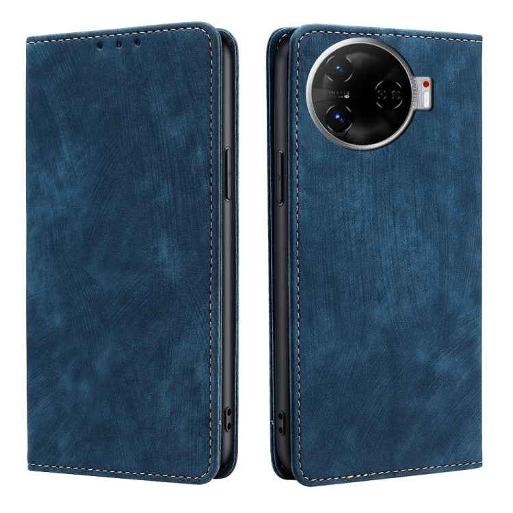 RFID Anti-theft Brush Magnetic Leather Phone Case, For Tecno Pova 6 Neo 4G, For Tecno Camon 30 Pro 5G, For Tecno Camon 30, For Tecno Pova 6 Pro 5G, For Tecno Pova 5 Pro, For Tecno Pova Neo 3, For Tecno Camon 20 Premier 5G, For Tecno Camon 20 Pro 5G    ...