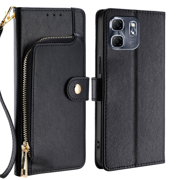 Zipper Bag Leather Phone Case, For Infinix Hot 60 5G, For Infinix Hot 60 Pro+ 4G, For Infinix Hot 60 Pro 4G, For Infinix Smart 10 4G, For Infinix Note 50s 5G, For Infinix Note 50x 5G, For Infinix Note 50 Pro+ 5G, For Infinix Note 50 4G                 ...