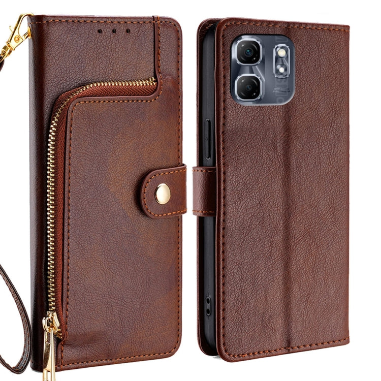 Zipper Bag Leather Phone Case, For Infinix Hot 60 5G, For Infinix Hot 60 Pro+ 4G, For Infinix Hot 60 Pro 4G, For Infinix Smart 10 4G, For Infinix Note 50s 5G, For Infinix Note 50x 5G, For Infinix Note 50 Pro+ 5G, For Infinix Note 50 4G                 ...