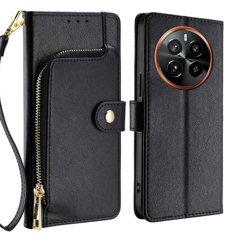 Zipper Bag Leather Phone Case, For Realme 12+ 5G, For Realme 12 Pro 5G, For Realme GT5 Pro 5G, For Realme 11 5G, For Realme 11 Pro / 11 Pro+ 5G, For Realme C65 4G