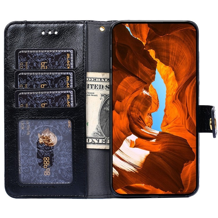 Zipper Bag Leather Phone Case, For Realme GT Neo6 SE, For Realme 12 5G, For Realme 12+ 5G, For Realme 12 Pro 5G, For Realme GT5 Pro 5G, For Realme 11 5G, For Realme 11 Pro / 11 Pro+ 5G, For Realme C65 4G