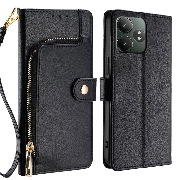 Zipper Bag Leather Phone Case, For Realme GT 7 5G Global, For Realme 14 5G Global, For Realme P3 Ultra 5G, For Realme P3 Pro 5G Global, For Realme 14 Pro+ 5G, For Realme 14 Pro 5G Global, For Realme C75 4G / 14x 5G Global, For Realme 13 Pro 5G         ...