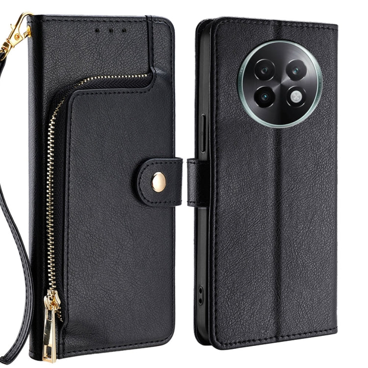 Zipper Bag Leather Phone Case, For Realme GT 7 5G Global, For Realme 14 5G Global, For Realme P3 Ultra 5G, For Realme P3 Pro 5G Global, For Realme 14 Pro+ 5G, For Realme 14 Pro 5G Global, For Realme C75 4G / 14x 5G Global, For Realme 13 Pro 5G         ...