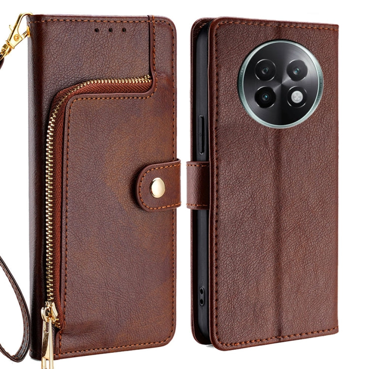 Zipper Bag Leather Phone Case, For Realme GT 7 5G Global, For Realme 14 5G Global, For Realme P3 Ultra 5G, For Realme P3 Pro 5G Global, For Realme 14 Pro+ 5G, For Realme 14 Pro 5G Global, For Realme C75 4G / 14x 5G Global, For Realme 13 Pro 5G         ...